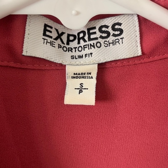 Express The Portofino Shirt Blouse Slim Fit - Picture 8 of 11